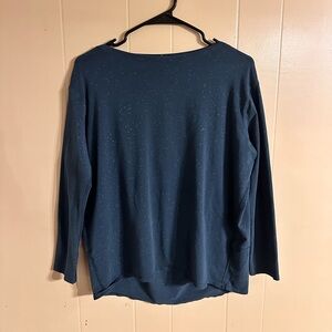 Women's Green Speckled lululemon Long-Sleeve Boatneck Top